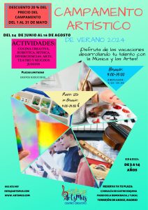 CAMPAMENTO ARTÍSTICO DE VERANO 2024
